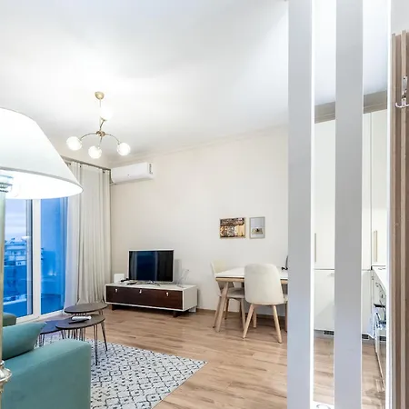 Appartamento Ts Modern 1Br W Skyline City View - Central Tirana